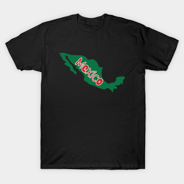 Mexico T-Shirt by KayBee Gift Shop